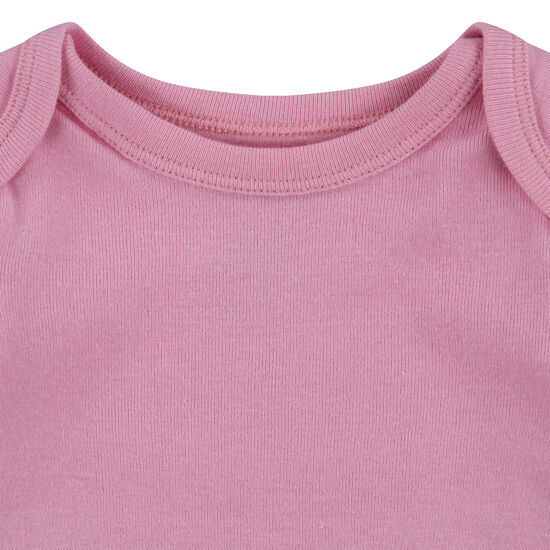 Pack de 3 Bodies Niña Coral 0-3